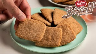 Homemade Lotus Biscoff Cookies - Dished #Shorts