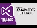 VB Tutorials: Assigning Texts to the Label