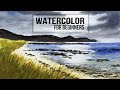 Simple 10 Minute Watercolor Tutorial For Beginners / Episode 3