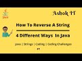 Java Program To Reverse Given String | Ashok IT