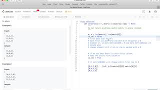 Microsoft Coding Interview Question: Set Matrix Zeroes