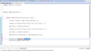 04 Java- Multiple Classes, Scanner Input, Methods Pt.2