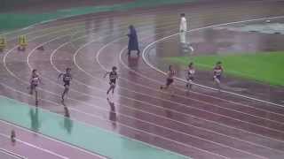 2015夏季静大サーキット女子100m第8組