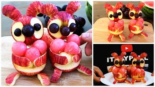 How To Make  Koala From Apple | Fruit Carving and Cutting | Fruit Decoration Idea