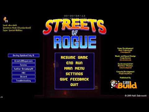Streets of Rogue – Super Special Abilities, 2-player speedrun