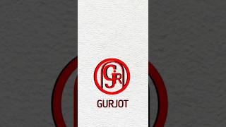 GURJOT name logo #logo #shortvideo