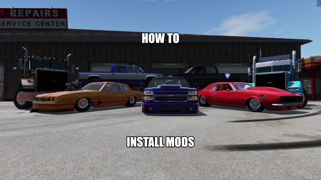 How To Install Mods From Any Website To BeamNG.drive - YouTube