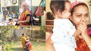 ছোটো বাচ্ছা কে কোলে নিয়ে অফিসের রান্না /সংসার কিভাবে সামলাই 🤔 #vlog #dalyvlog #bengalivlog