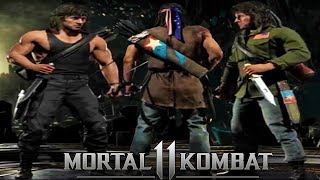 Mk11- All Rambo Skins Intros And Outros Revealed So Far