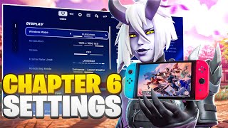 *NEW* BEST Nintendo Switch Settings For Chapter 6! (Fortnite Settings Explained)