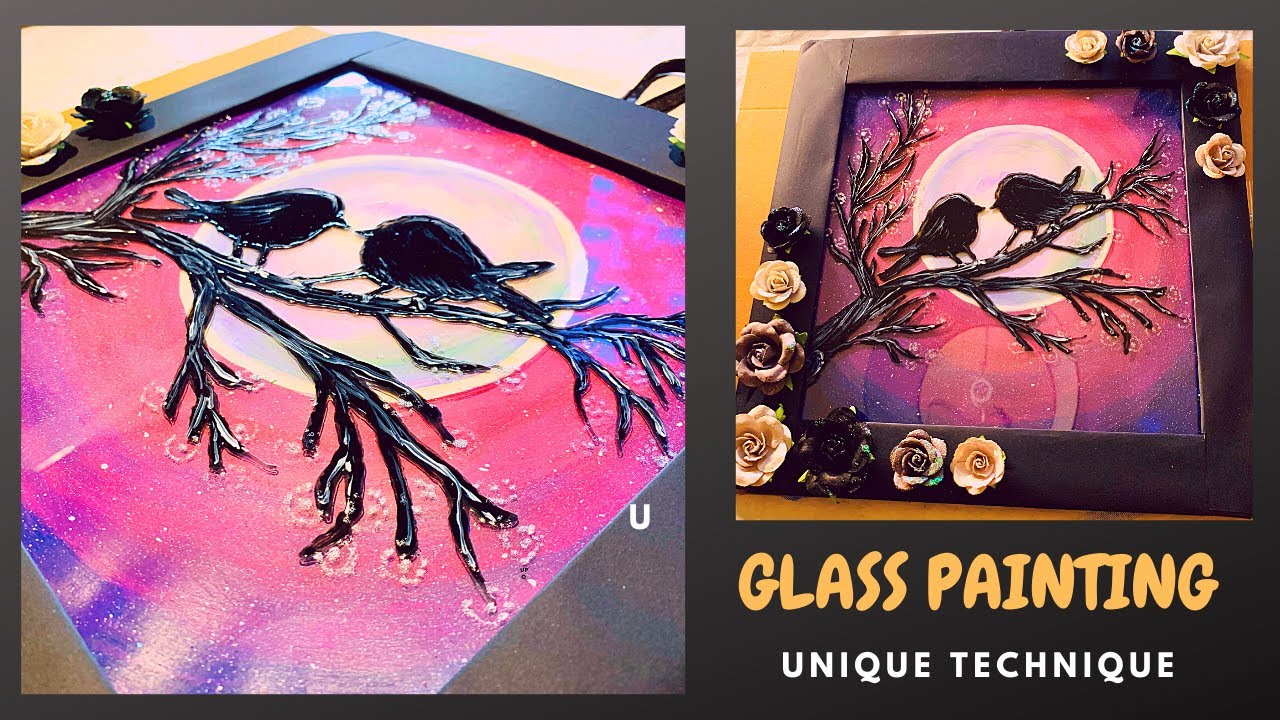 Glass Painting How To Frame Glass Painting Framing A Glass Painting