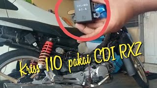 Kriss Pakai CDI RXZ | Idle Timing Stabil | Engin Ringan