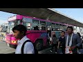 bangkok buses at huachiew chalermprakiet university bus stop