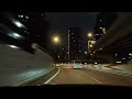 4k 4x speed　tokyo underground drive through the world s 2nd longest tunnel to daikoku pa