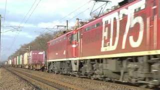 2008.11.24　【ED75】本日の4081レ・3089レ／東北本線