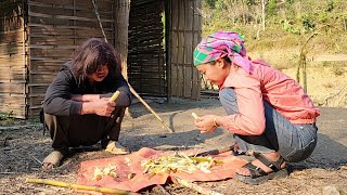 Poor girl harvest sugar cane to sell, earn extra income, build a new life for her and the stupid boy