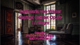 ウェーバー / クラリネット五重奏曲変ロ長調作品34第1楽章 : Weber / Clarinet Quintet Op.34 B♭major Ⅰ.mov