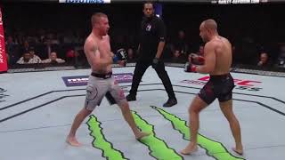Justin Gaethje's only takedown attempt in the UFC