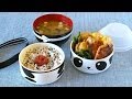 Hinomaru Bento (in Kawaii Panda Bento Box) かわいいパンダの日の丸弁当 - OCHIKERON - CREATE EAT HAPPY