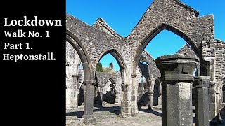 The Graveyard! Exploring a historic ruined Church and Cemetery. Lockdown walk video 1.1