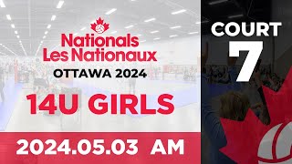 2024 Volleyball Canada Nationals 🏐 Ottawa: 14U Girls | Day 1 - AM Wave | Court 7 [2024.05.03]