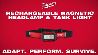 Milwaukee® Rechargeable Magnetic Headlamp And Task Light