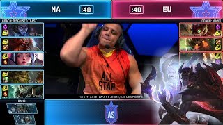 NA vs EU - Show Match (ft. Tyler1, Yassuo) | Day 1 2019 LoL All Star Event