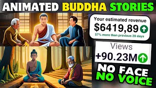 Create A Faceless Animated Buddha Stories Channel Using Free AI Tools.
