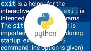 Difference between exit() and sys.exit() in Python