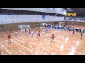 【ハンド】 h25　第22回　jocジュニアオリンピックカップ　ハンドボール大会　東京vs福岡（ダイジェスト）（女子予選リーグ）