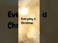 Everyday is Christmas - Sia (cover version) - Lyrics video