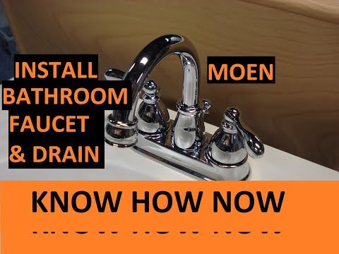 Install Moen Bathroom Sink Faucet and Drain Install Moen Bathroom Sink Faucet and Drain