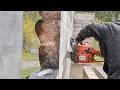 Chainsawing Our Log Cabin To Prepare It To Move Over 70 Miles...