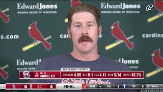 Mikolas on his third start: 'I thought my stuff was pretty good'