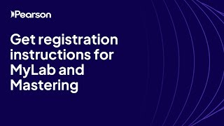 How to get registration instructions for MyLab and Mastering