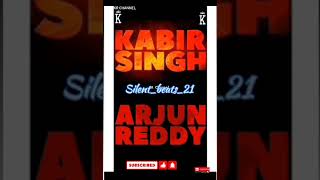 Arjun Reddy《Vs》Kabir Singh||Who is Best Vijay Devarakonda Vs Shahid Kapoor||Silent_beats_21 ☆》Like👇.