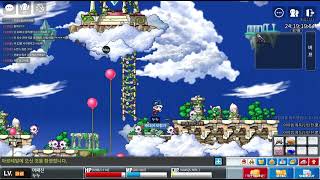 메이플 오르비스 정원 사냥터 가는길 (쥬니어그류핀, 쥬니어샐리온) [MapleStory Worlds 아르테일]