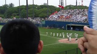 銚子商－拓大紅陵　　試合前・勇者紅陵