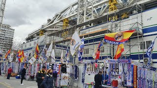 At Santiago Bernabeu - Match Day