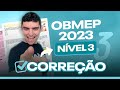 CORREÇÃO COMPLETA - OBMEP 2023 - FASE 2 - NÍVEL 3