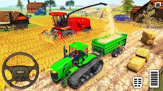 Grand Tractor Farming Simulator 2021 - Wheat Harvester Tractor Driving - Android Gameplay