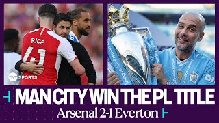 FULL-TIME SCENES: Heartbreak for Arsenal as Man City win the Premier League titl