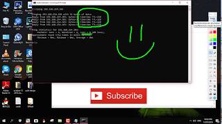 How to ping and find IP address using CMD
