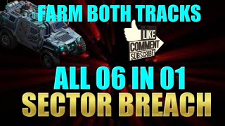 War Commander Sector Breach Farm Both Tracks All 06 In 01 Free Repair .