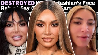 thought kylie's face was bad? Kim's is worse.