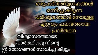 പരിശുദ്ധത്മാവിനോടുള്ള ഏറ്റവും ശക്തമായ ഈ പ്രാർത്ഥനയിലൂടെ നിരവധി അനുഗ്രഹങ്ങൾ ലഭിക്കും