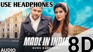 Made in india | Guru Randhawa | 8D Songs | New songs | 8D Songs Bollywood | New 8d songs | 8D Quix
