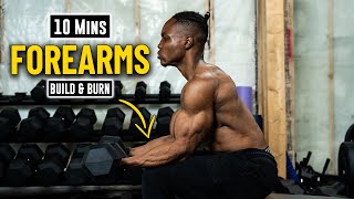 10 Minute Dumbbell Forearms Finisher Workout | Build Muscle & Burn Fat 20