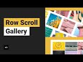 Row Scroll Gallery Widget | Tutorial by Without Code