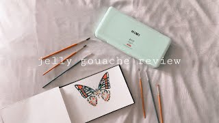 miya/himi jelly gouache 🌹 // unboxing and first impression